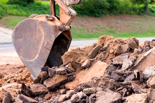 backhoe1 grading and site work